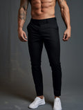 Slim Fit Chino Broek met Taps Toelopende Pijp voor Heren - View 13