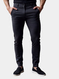 Slim Fit Chino Broek met Taps Toelopende Pijp voor Heren - View 5