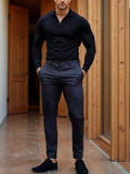 Slim Fit Chino Broek met Taps Toelopende Pijp voor Heren - View 6