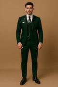 Slim Fit Driedelig Pak met Vest voor Heren - View 8