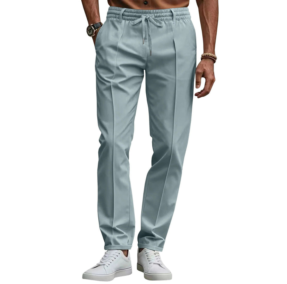 Slim Fit Pantalon met Trekkoord voor Heren
