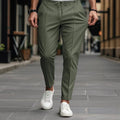 Slim Fit Pantalon met Trekkoord voor Heren - View 7