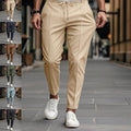 Slim Fit Pantalon met Trekkoord voor Heren - View 9