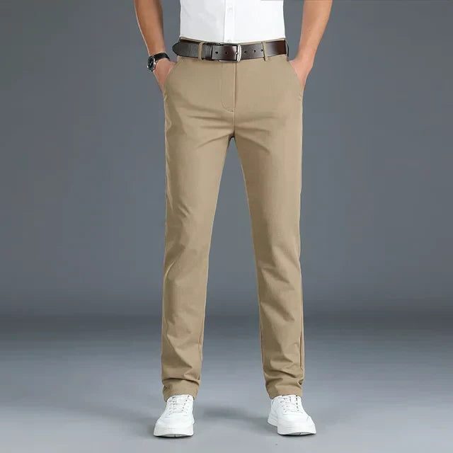 Slim Fit Pantalon voor Heren - Khaki