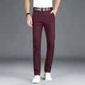 Slim Fit Pantalon voor Heren - Rood