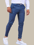 Slim Fit Stretch Pantalon voor Heren