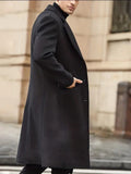 Slim Fit Trenchcoat met Reverskraag voor Heren - View 2