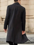 Slim Fit Trenchcoat met Reverskraag voor Heren - View 3