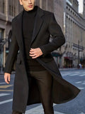 Slim Fit Trenchcoat met Reverskraag voor Heren - View 4