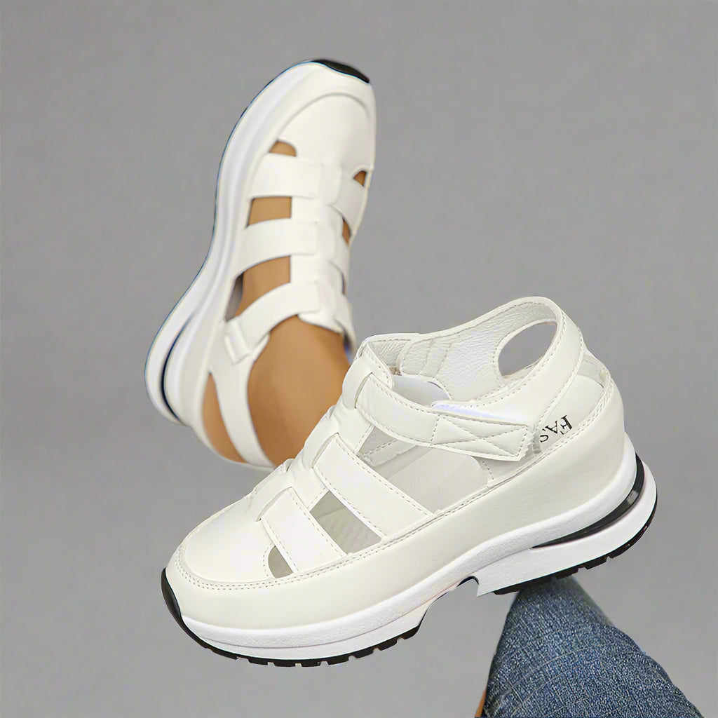 Sleehak Sandalen met Klittenbandsluiting voor Dames