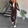 Lyra | Crop Top Ritssluiting Joggingset voor Dames