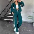 Lyra | Crop Top Ritssluiting Joggingset voor Dames