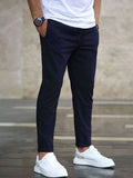 Straight Leg Chino Pantalon voor Heren - View 5