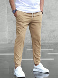 Straight Leg Chino Pantalon voor Heren - Beige