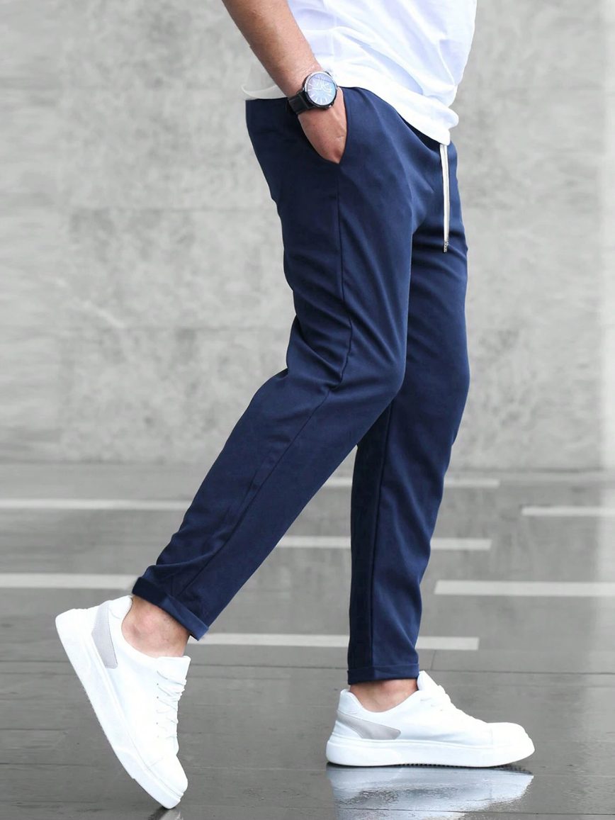 Straight Leg Chino Pantalon voor Heren