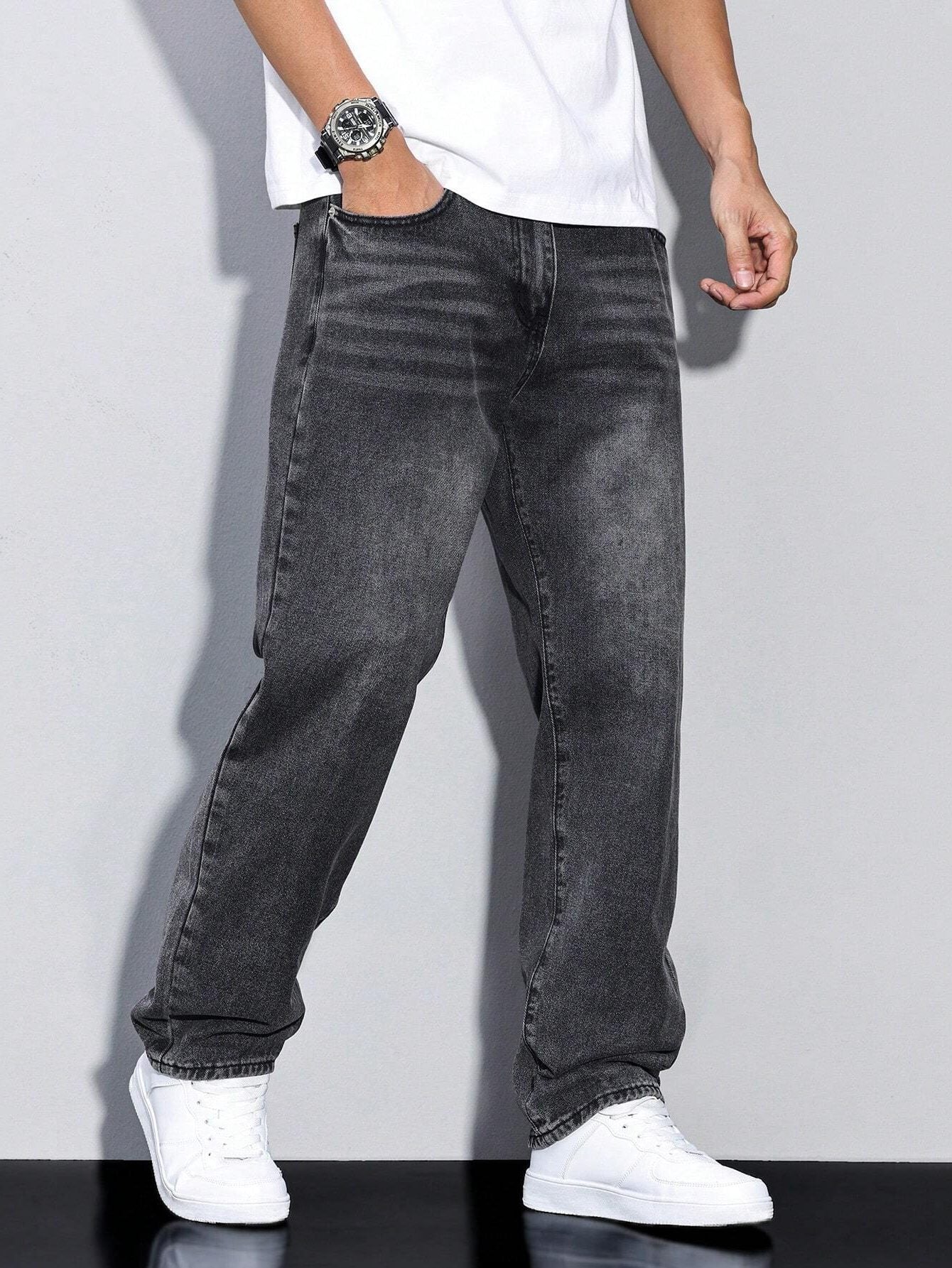 Straight Leg Jeans voor Heren - View 6