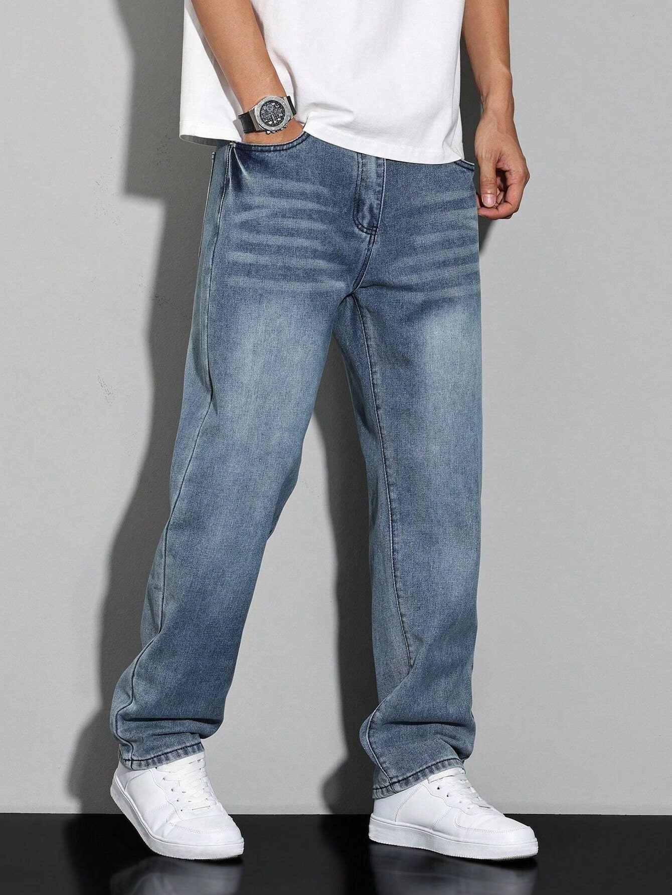 Straight Leg Jeans voor Heren - View 15