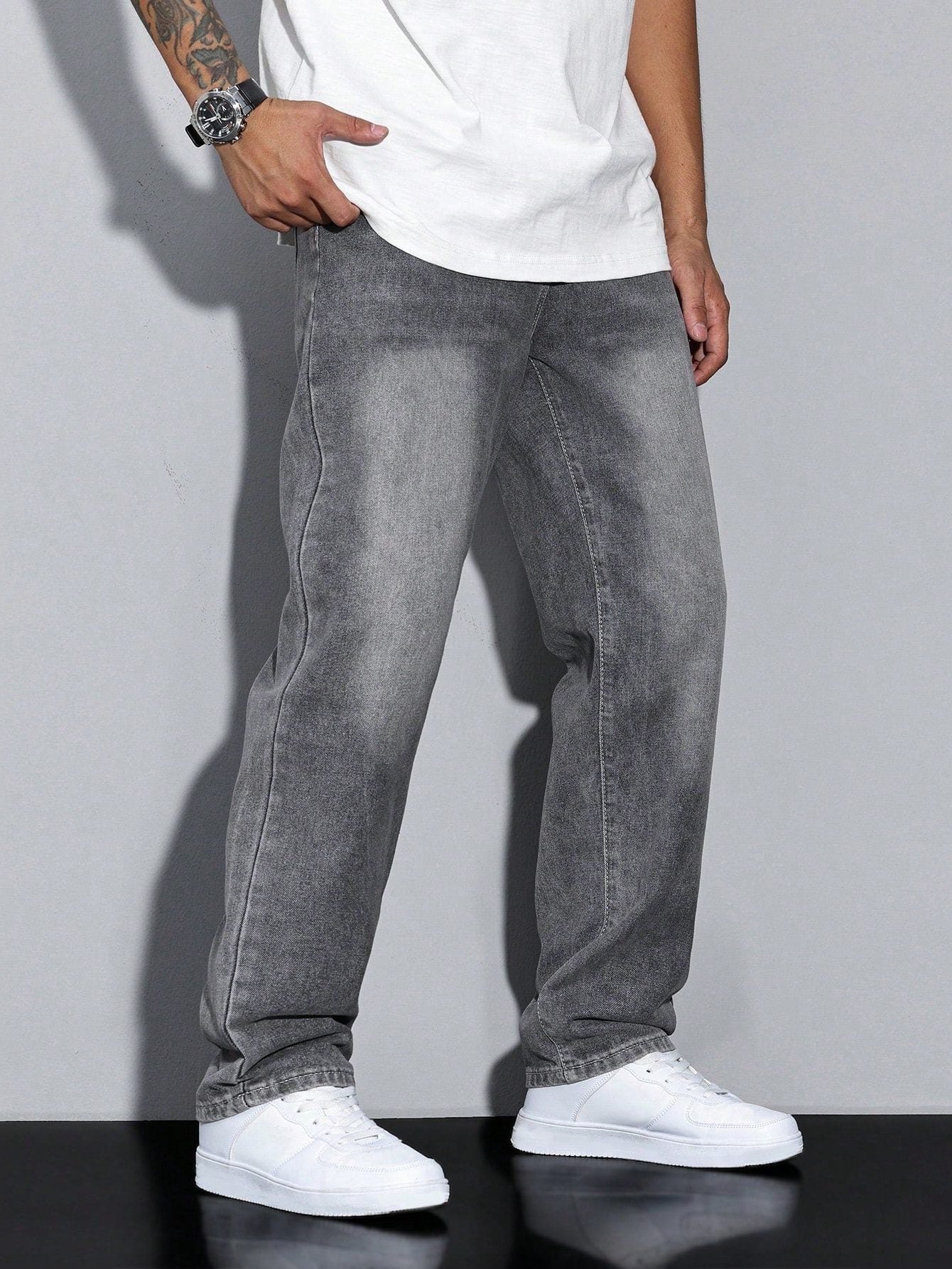 Straight Leg Jeans voor Heren - View 18