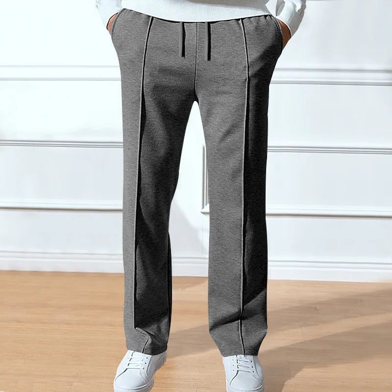 Straight Leg Pantalon met Steekzakken voor Heren