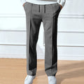 Straight Leg Pantalon met Steekzakken voor Heren - Grijs