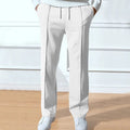 Straight Leg Pantalon met Steekzakken voor Heren - Wit