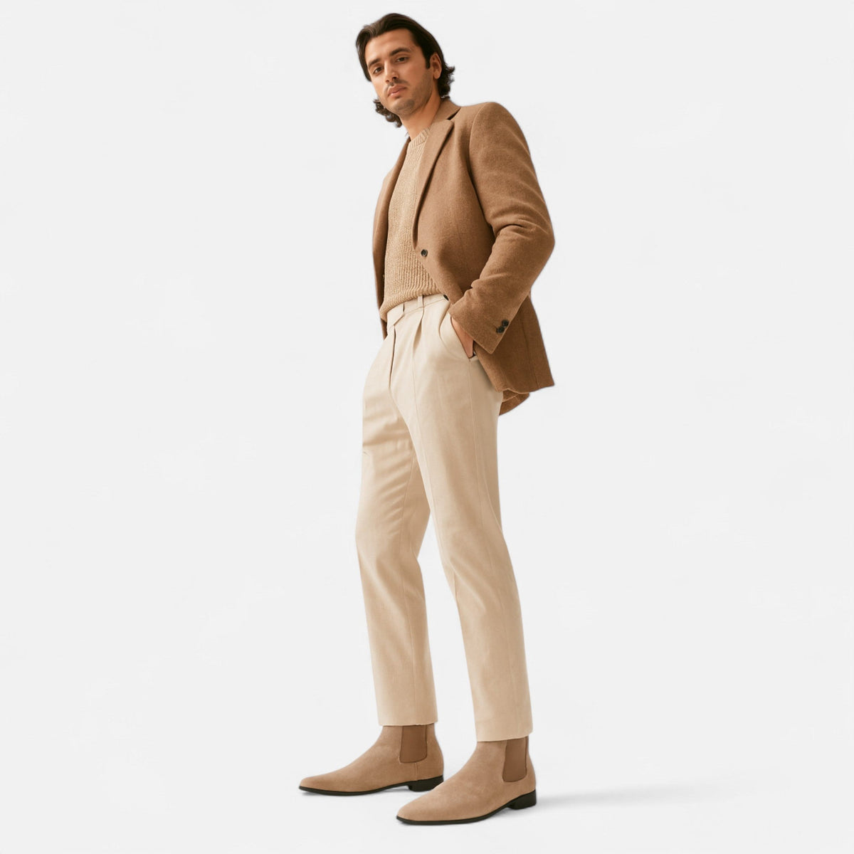 Suède Chelsea Boots voor Heren - View 9