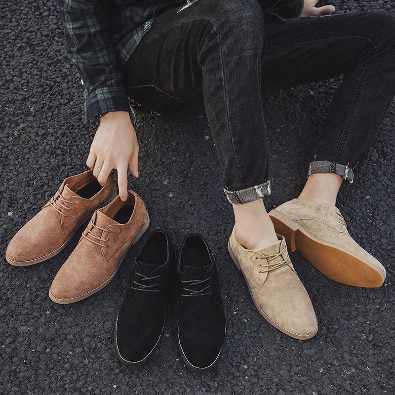 Suède Lace-Up Oxford voor Heren - View 3