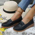Suède Loafer met Strikdetail voor Dames - View 3