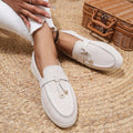 Suède Loafers met Slip-On voor Dames