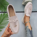 Suède Loafers met Slip-On voor Dames - Biegen
