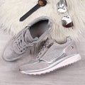 Suède Sneakers met Ritssluiting voor Dames - View 9