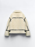 Teddy Fleece Jas met Kraag voor Dames - View 2