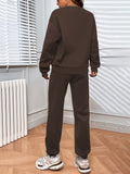 Tweedelige Joggingset met Oversized Hoodie voor Dames - View 13