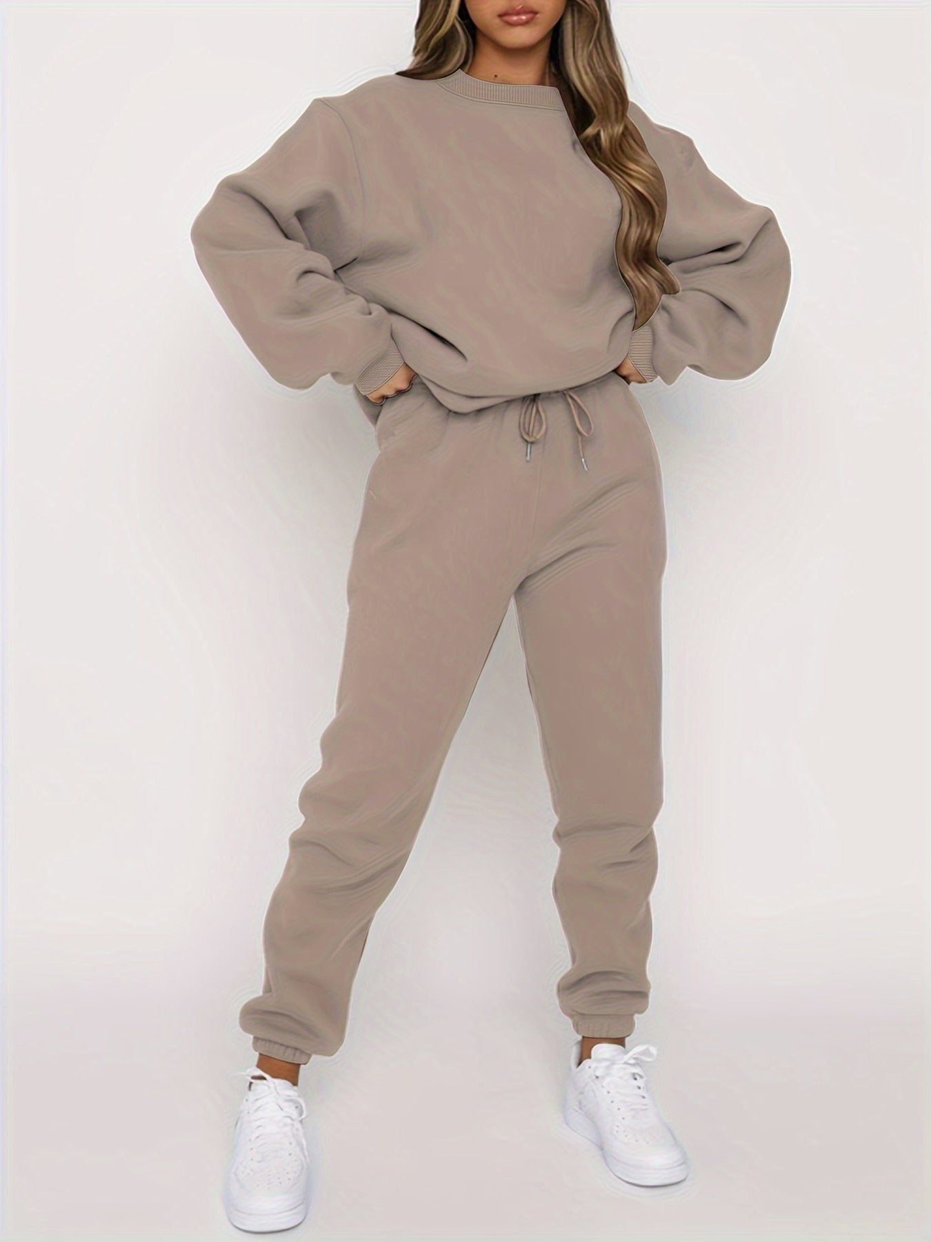 Tweedelige Joggingset met Oversized Hoodie voor Dames - View 6