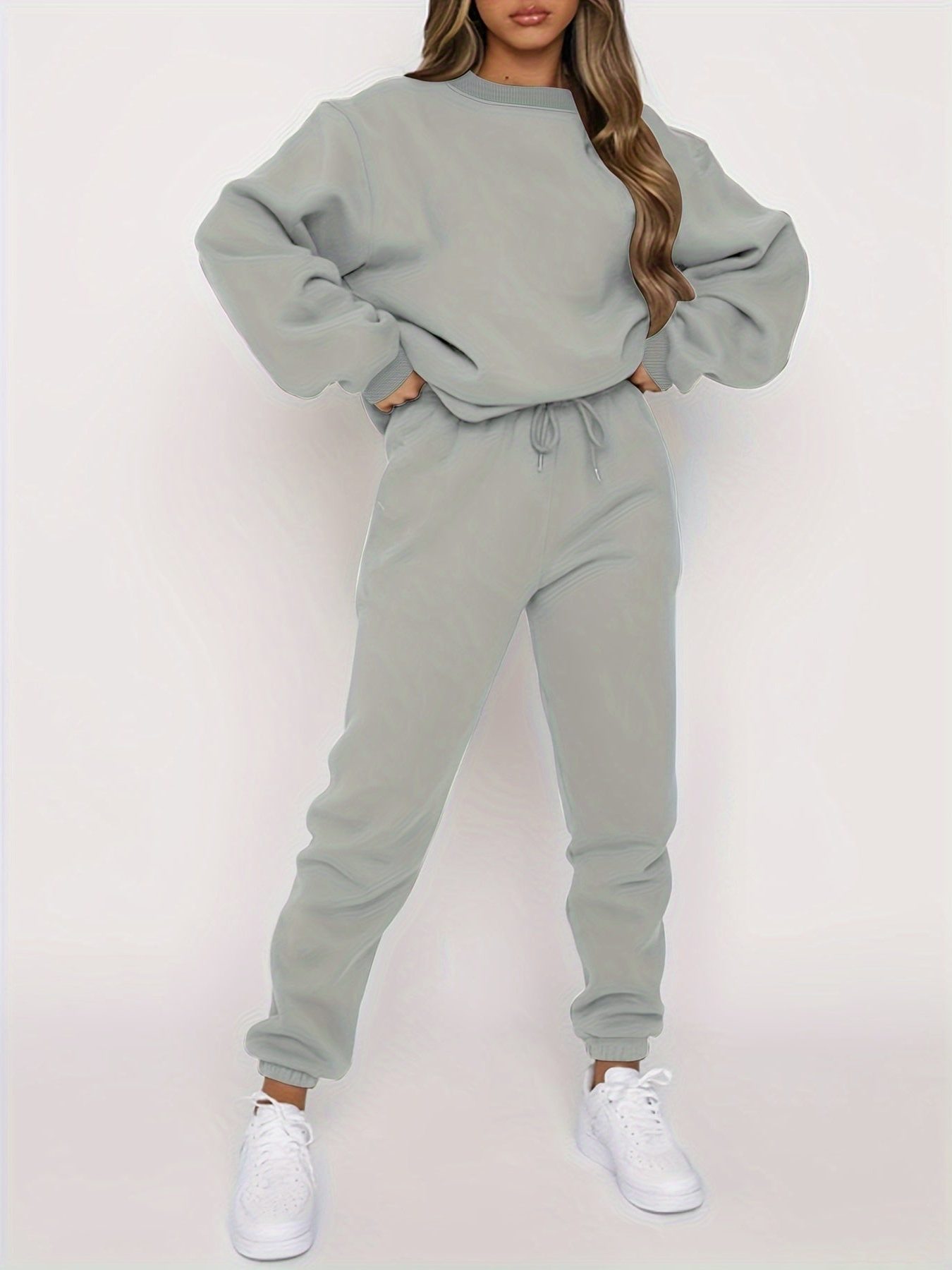 Tweedelige Joggingset met Oversized Hoodie voor Dames - View 7