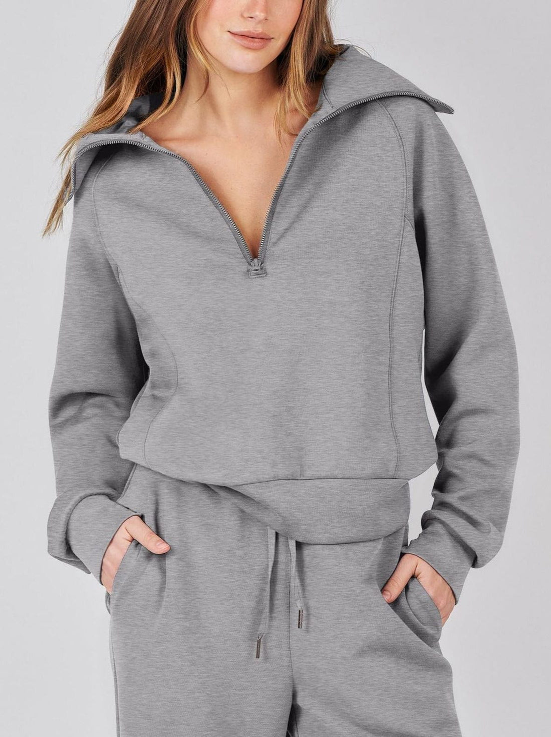 Tweedelige Joggingset met Rits voor Dames