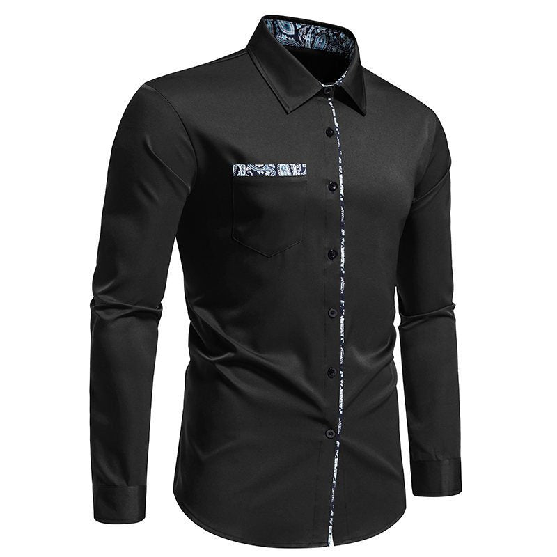 Button-Down Overhemd met Paisley Details voor Heren
