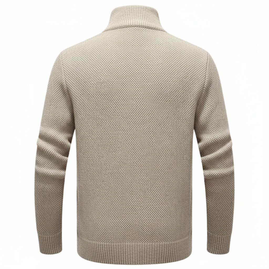 Gebreid Vest met Rits voor Heren