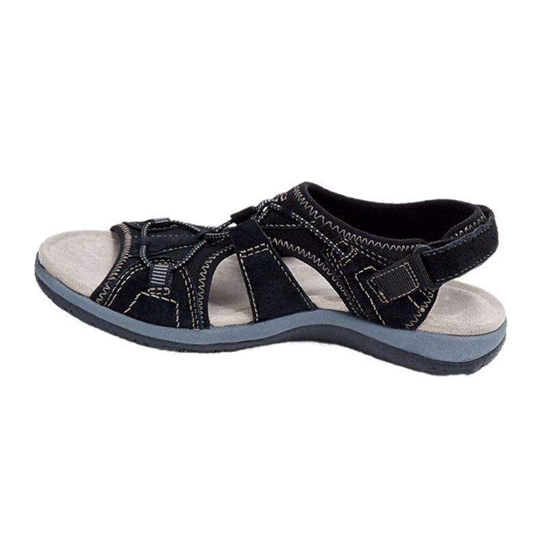 Leah | Open Teen Sandalen met Verstelbare Gespen voor Dames