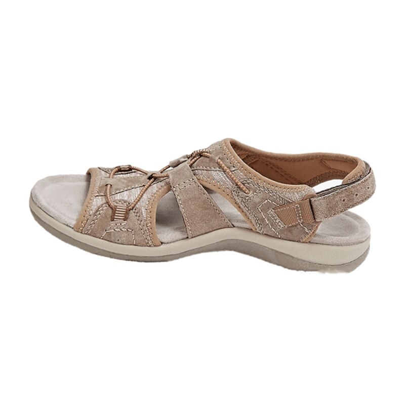 Leah | Open Teen Sandalen met Verstelbare Gespen voor Dames