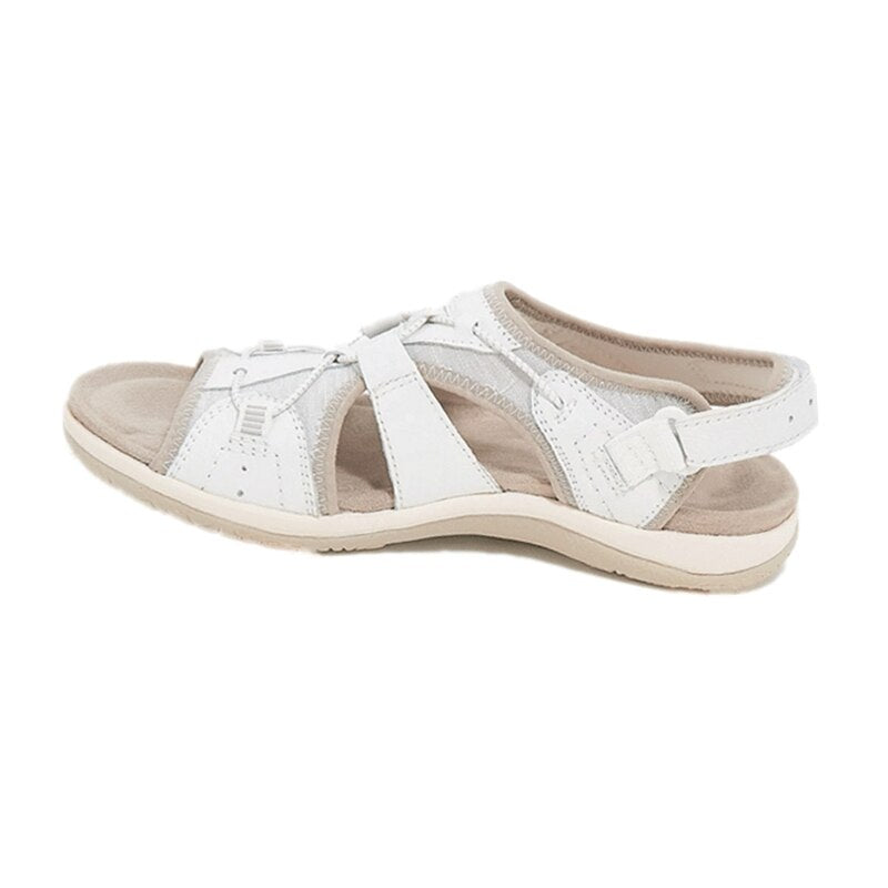 Leah | Open Teen Sandalen met Verstelbare Gespen voor Dames