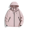 Waterdichte Jas met Capuchon voor Dames - Rosa