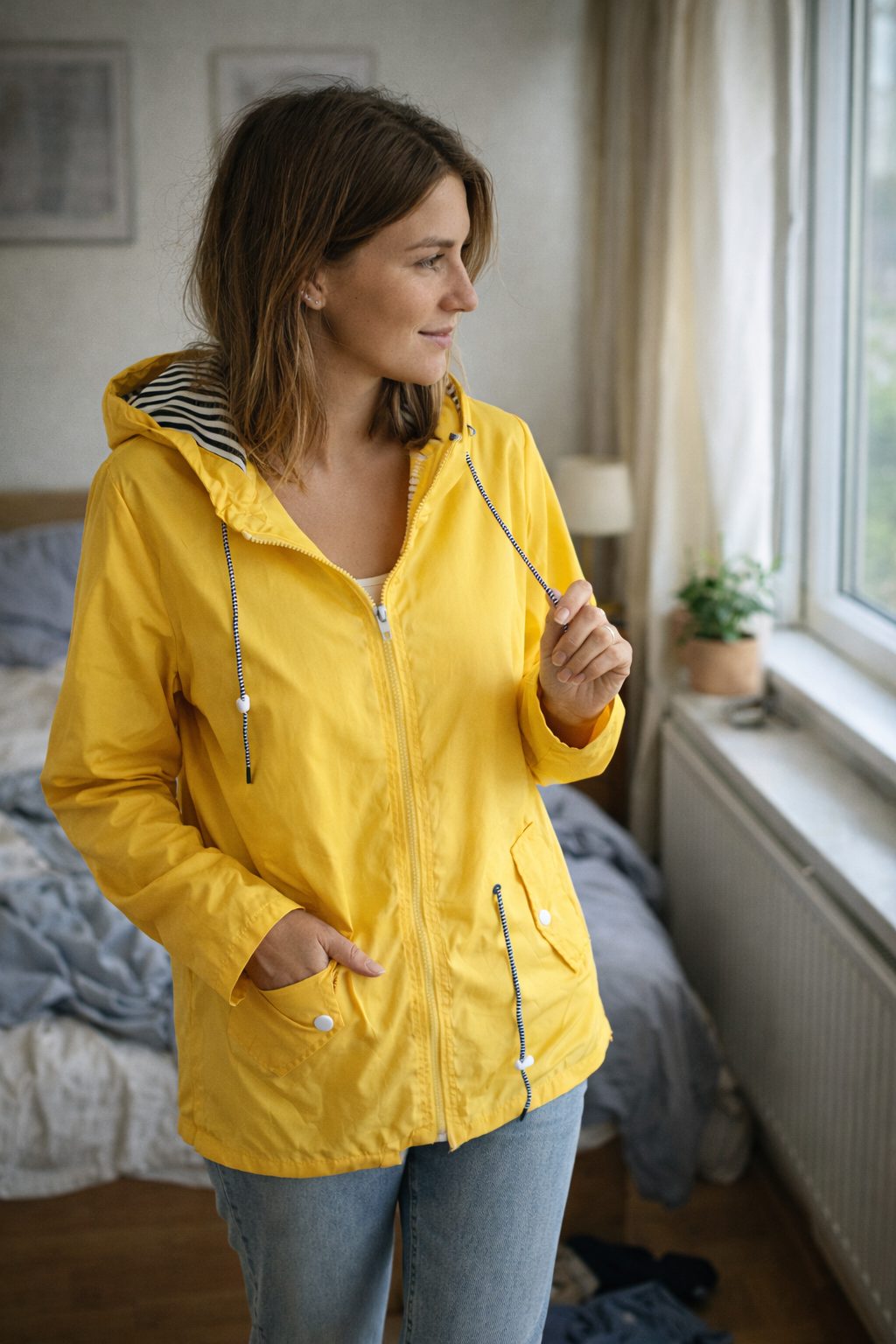 Waterdichte Jas met Capuchon voor Dames - View 7