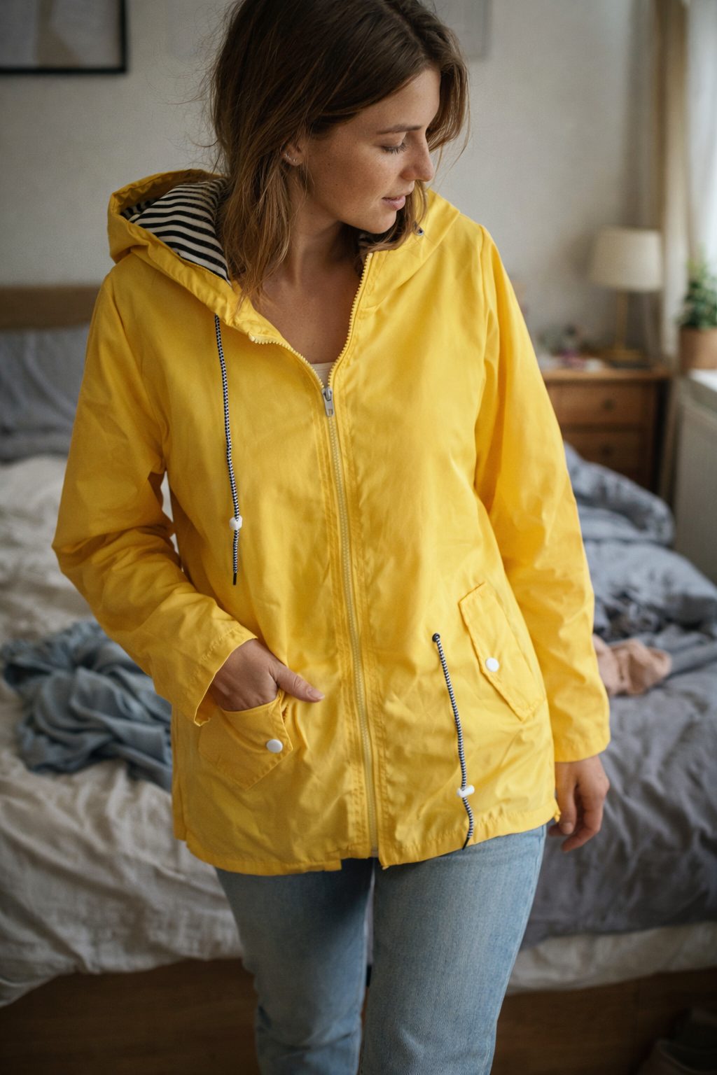 Waterdichte Jas met Capuchon voor Dames - View 8