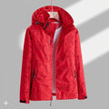 Waterdichte Jas met Ritssluiting en Capuchon voor Dames - View 8