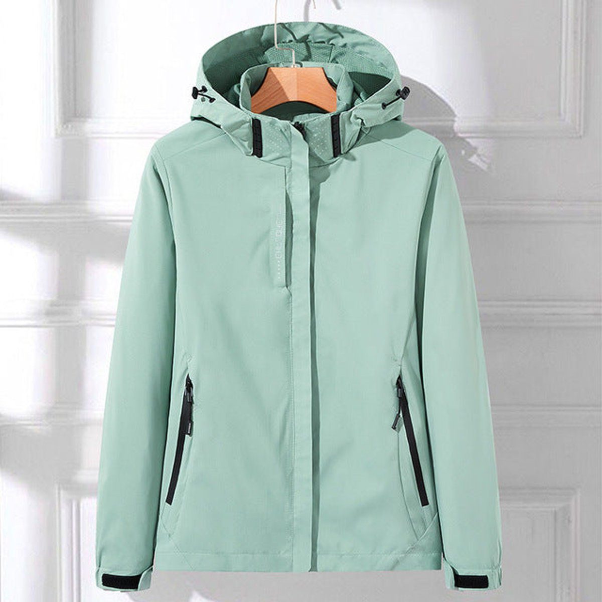 Waterdichte Regenjack met Afneembare Capuchon voor Dames