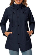 Waterdichte Regenmantel met Capuchon voor Dames - View 3
