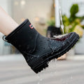 Waterdichte Slip-On Enkellaarzen met Ronde Neus voor Dames - View 6