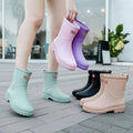 Waterdichte Slip-On Enkellaarzen met Ronde Neus voor Dames - View 8