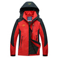 Waterdichte Wandeljack met Capuchon voor Dames - Rood